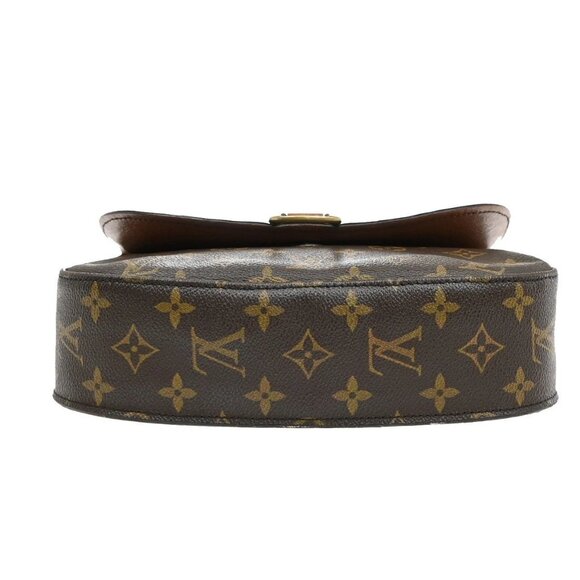 LOUIS VUITTON Saint Cloud GM Shoulder Bag Monogram Leather Brown M51242 31AA003 - Picture 6 of 16